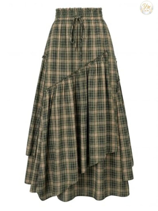 Dresses & Skirts - Flowy Maxi Skirt with Pockets Renaissance Pirate Style